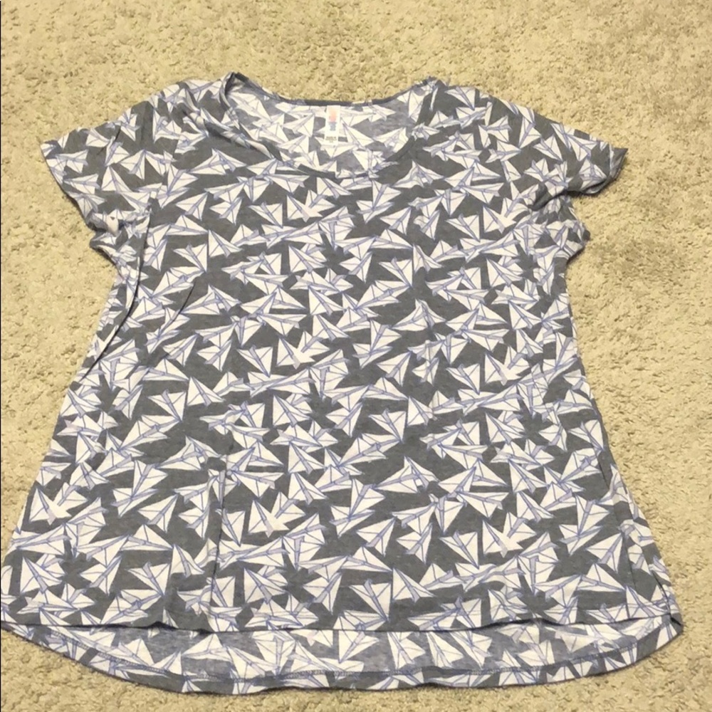 Lularoe Paper Airplane Classic T